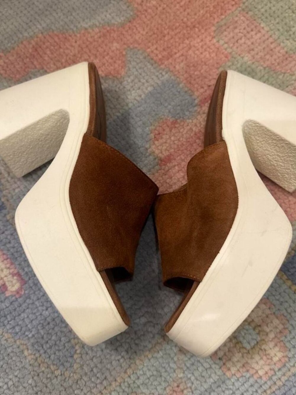 Free People Women's Brown and Tan Courts